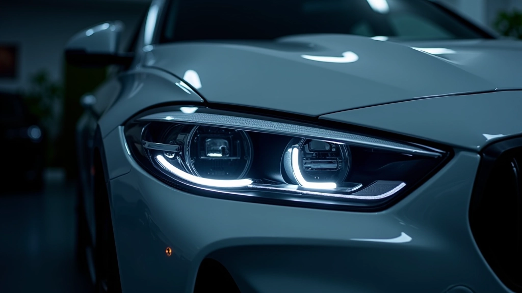 LED gaismas sistēma mūsdienu automobiļa priekšgalā